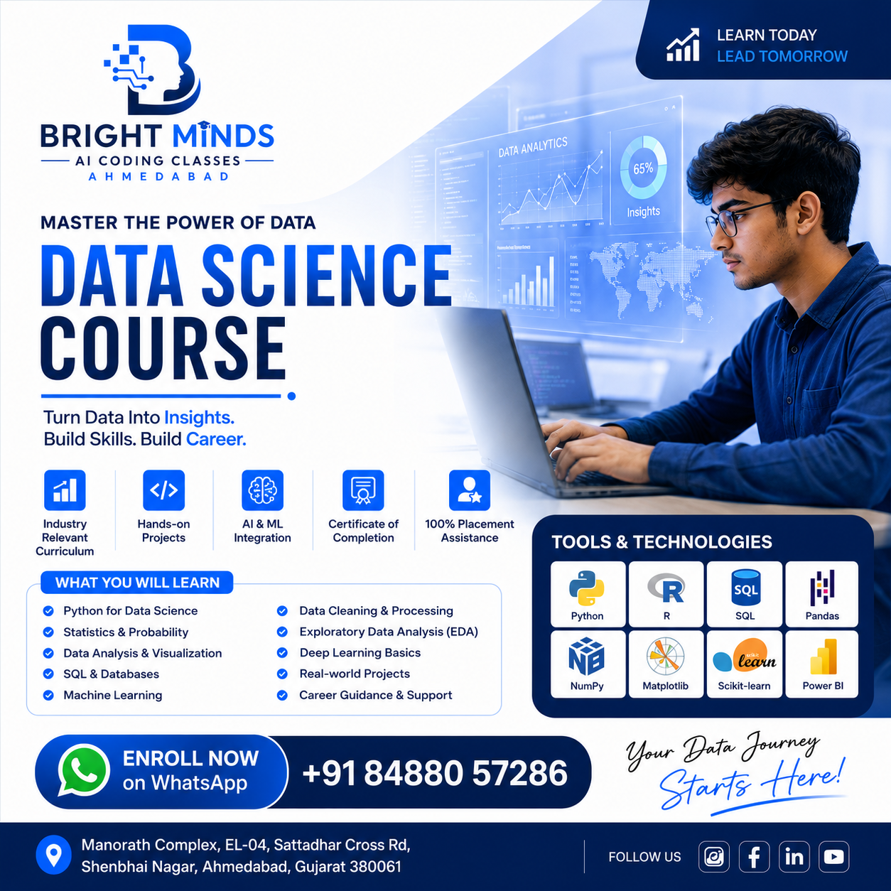 Data Science Course Bright Minds Ahmedabad