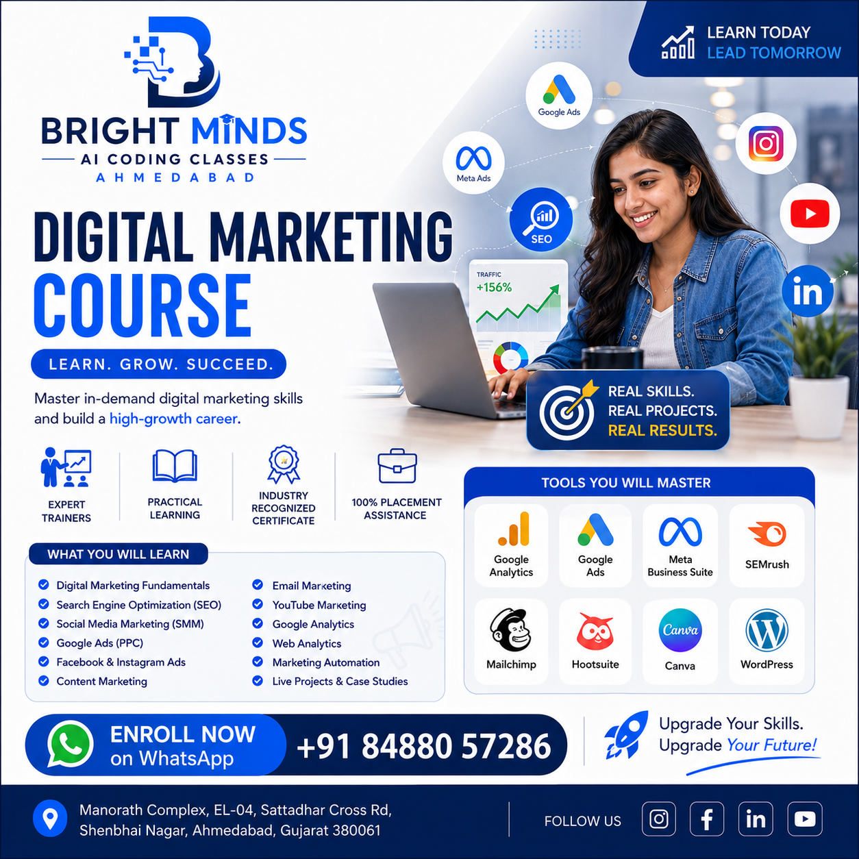 Digital Marketing Course Bright Minds Ahmedabad